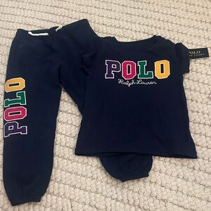 Ralph Lauren Kids Navy Polo Outfit